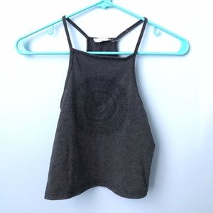cropped halter tank